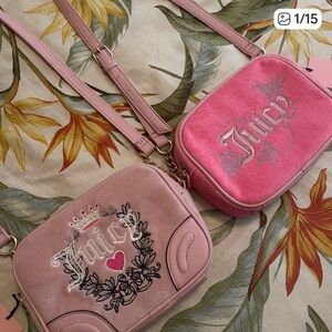 2 NWT Juicy Couture Velour Crossbody Bags